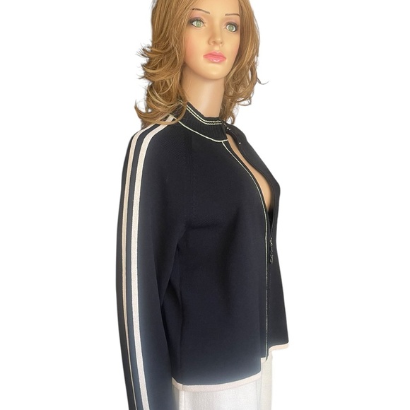 St. John sport black/green jacket size M - Picture 3 of 11